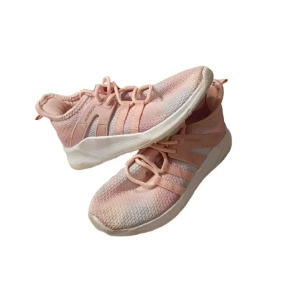 Kids Lightweight Pink Gradient Knit Sneakers